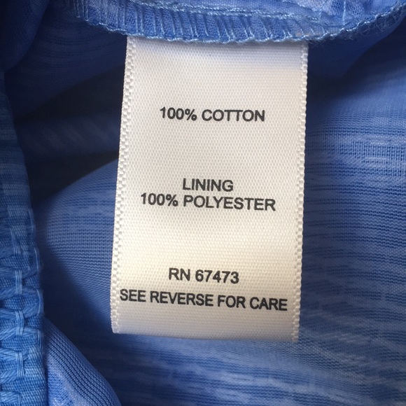 Blue and white stripped pleated dress - Picture 9 of 9